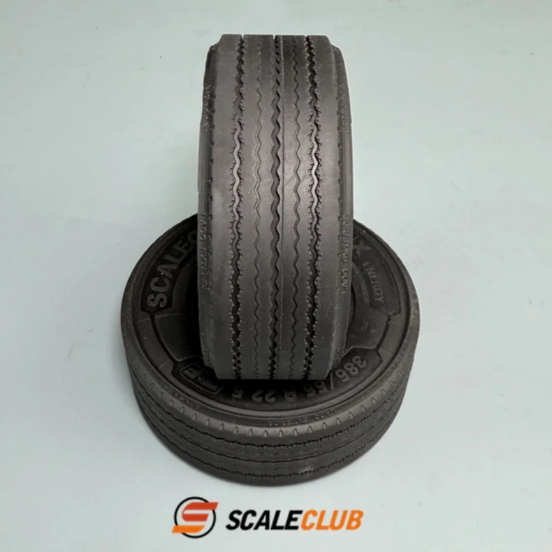 مركبة يتم التحكم بها عن بُعد الإطارات عالية الجودة المطاط النمط الأوروبي الإطارات الإطارات ل Tamiya 1/14 Rc Tactor شاحنة مقطورة أجزاء SCALECLUB MZGLT-TY-1