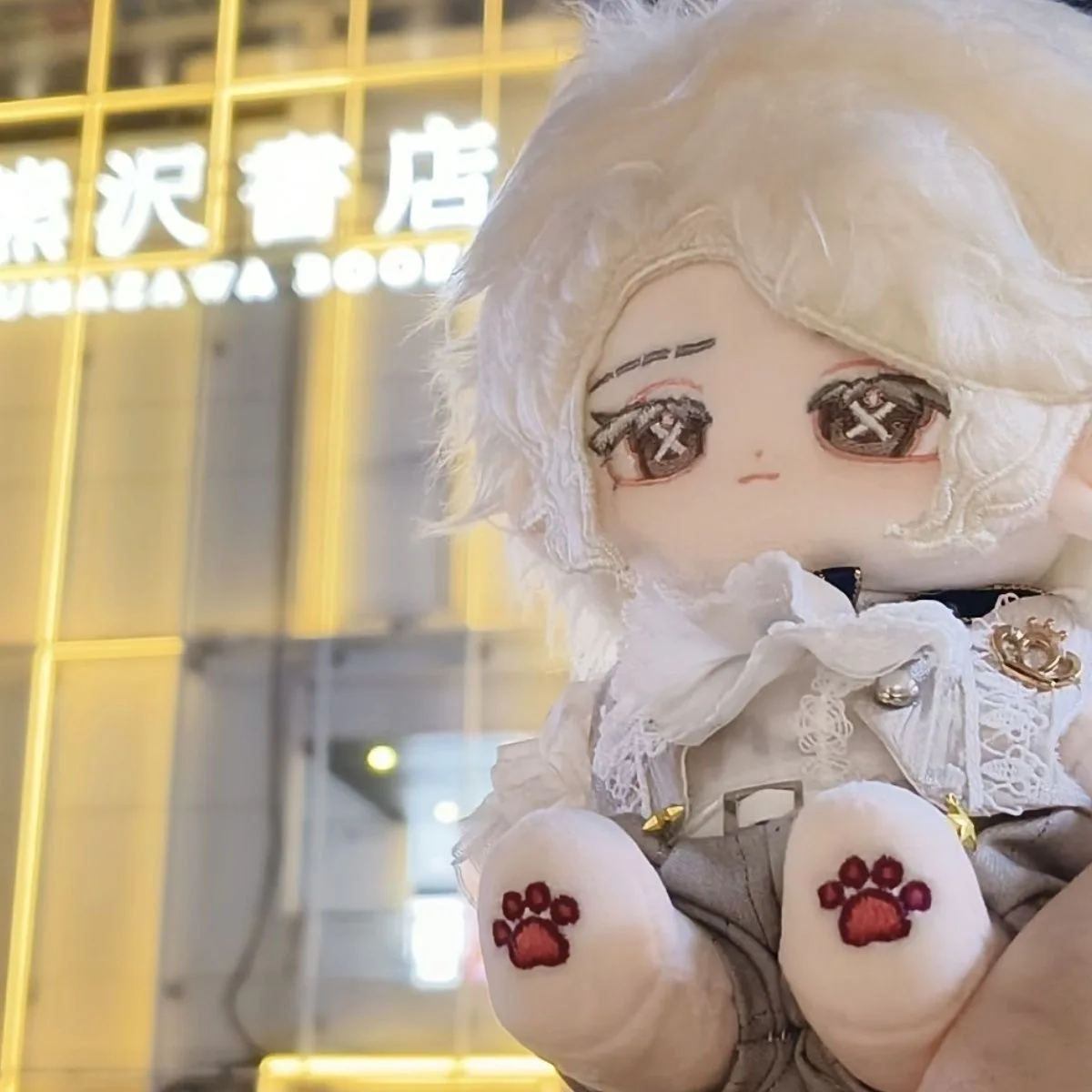 Muñeca de dibujos animados de anime, juguete de personaje de la identidad de juego de 20cm, con almohada suave que cambia el cuerpo, ideal para regalo de Navidad