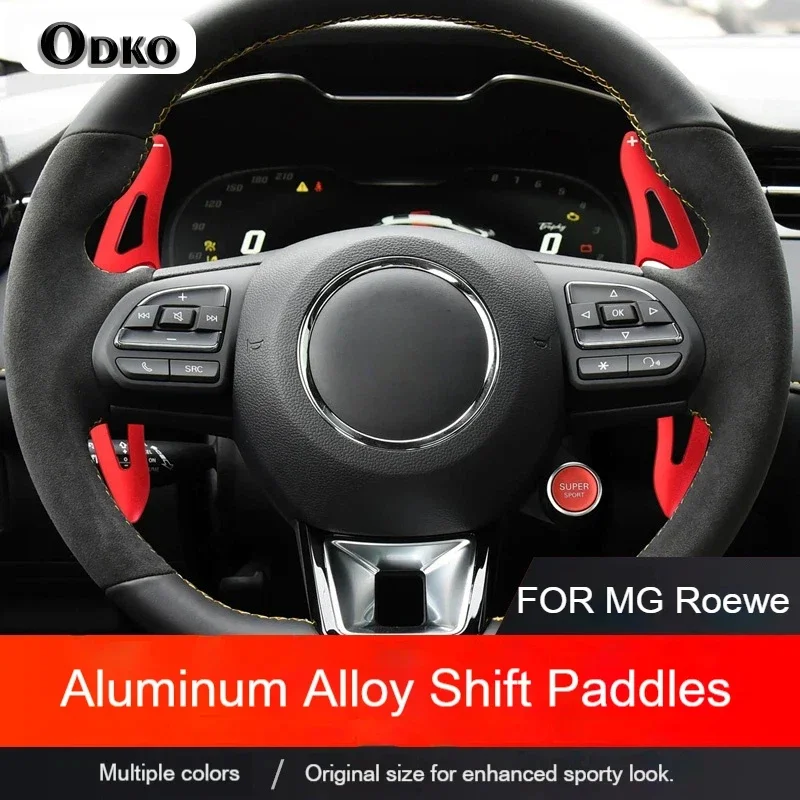 2pcs Carbon Fiber Car Steering Wheel ABS Shift Paddle Extension Shifters For  Roewe 550 2008-2014 RX5 2016-2019 RX8 2018-2021