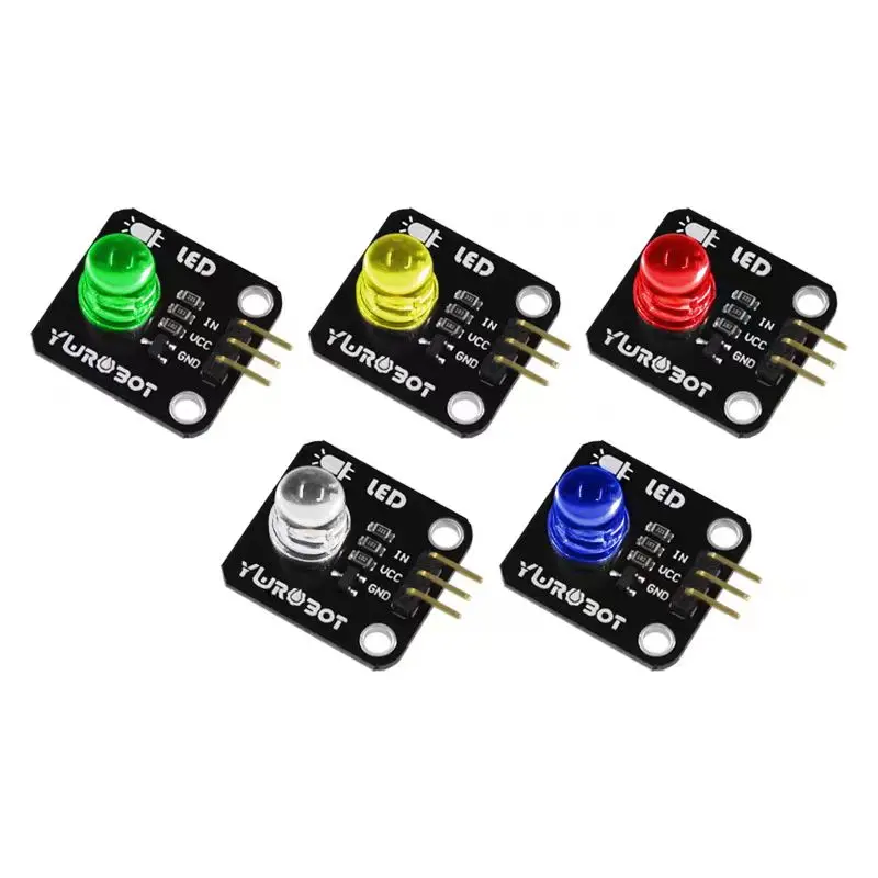 8mmLED module high brightness yellow/blue/white/green/red light-emitting diode light monolithic electronic building blocks