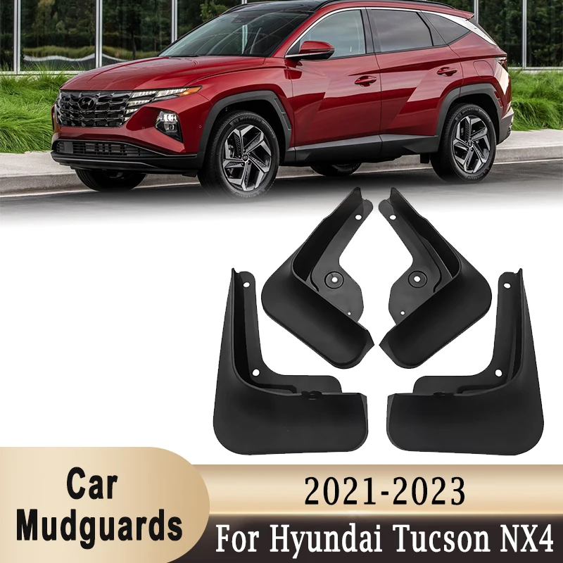 

Для Hyundai Tucson NX4 2021-2023 передние и задние брызговики брызговики брызговики автомобильные брызговики внешние аксессуары