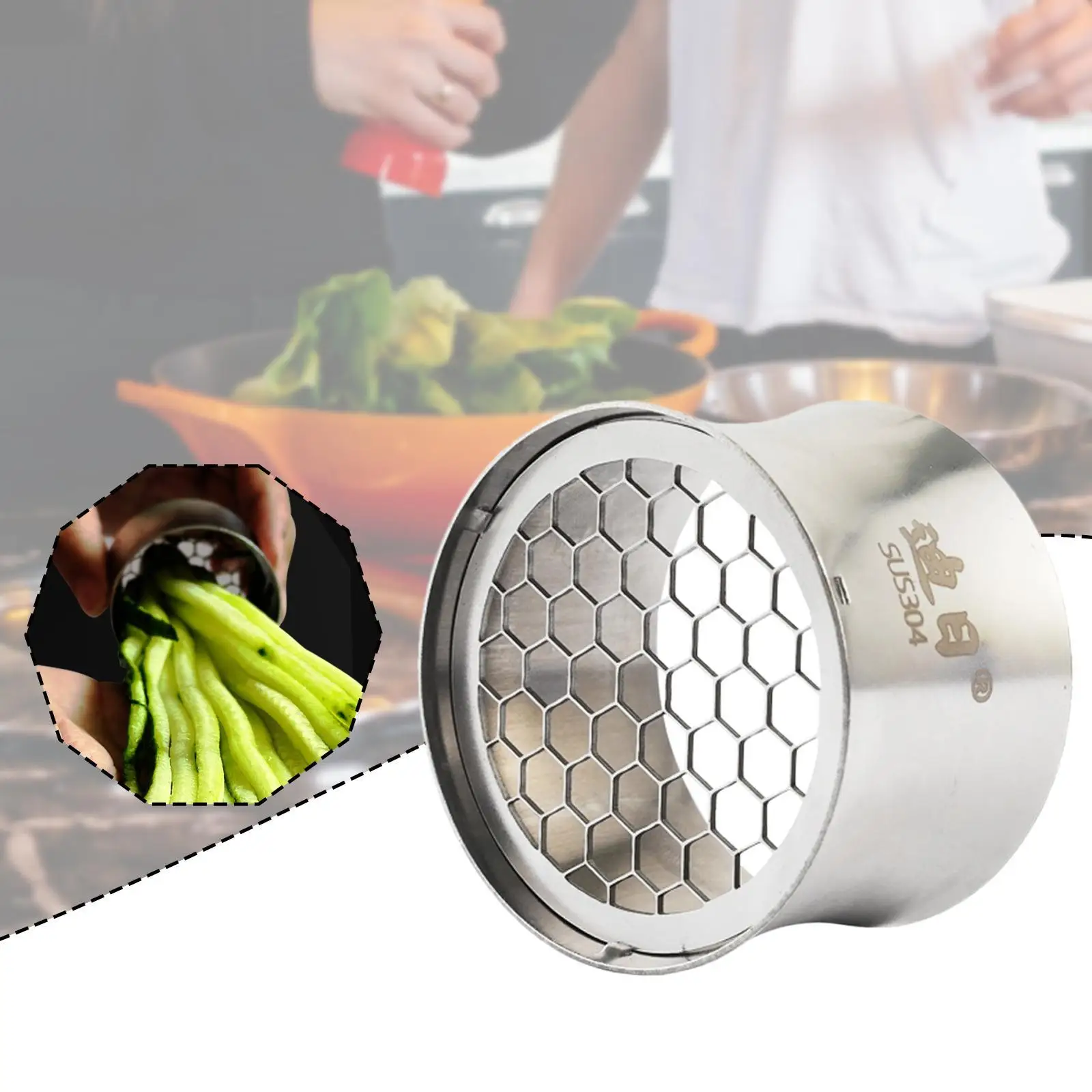 

Cucumber Slicer Kitchen Tool Manual Versatile Kitchen Gadget Cucumber Cutter