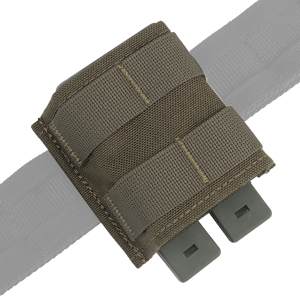 Tactical Airsoft 5.56 Single Mag Pouch Built-In Kydex Wedge Insert MOLLE Fast Belts Mag for AR15 M4 Mag Holder