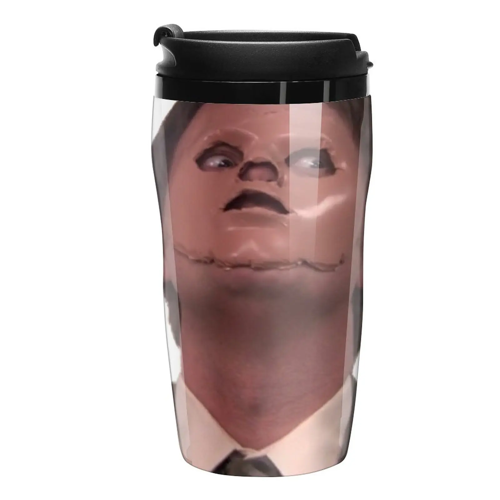 New Dwight Schrute - Skin Mask Travel Coffee Mug Espresso Coffee Cup Pretty Coffee Cup Cups Of Coffee