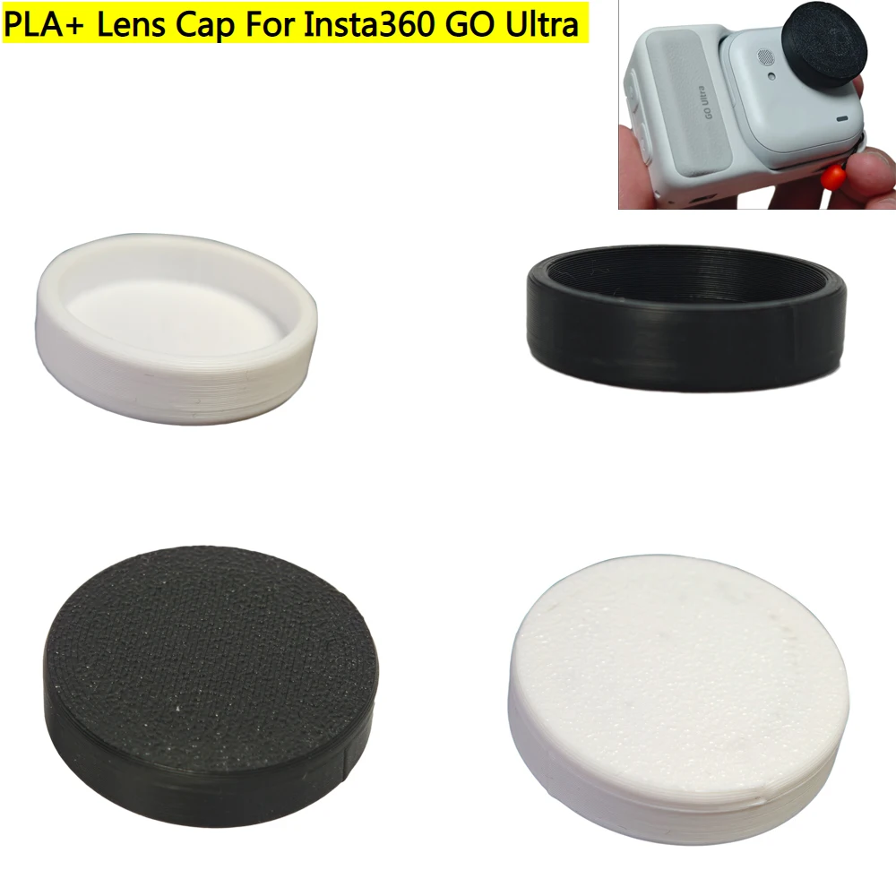 2 قطعة غطاء للعدسات ل Insta360 GO Ultra ، واقي العدسة المضاد للخدش الغطاء الواقي لملحقات كاميرا الإبهام GO Ultra #1