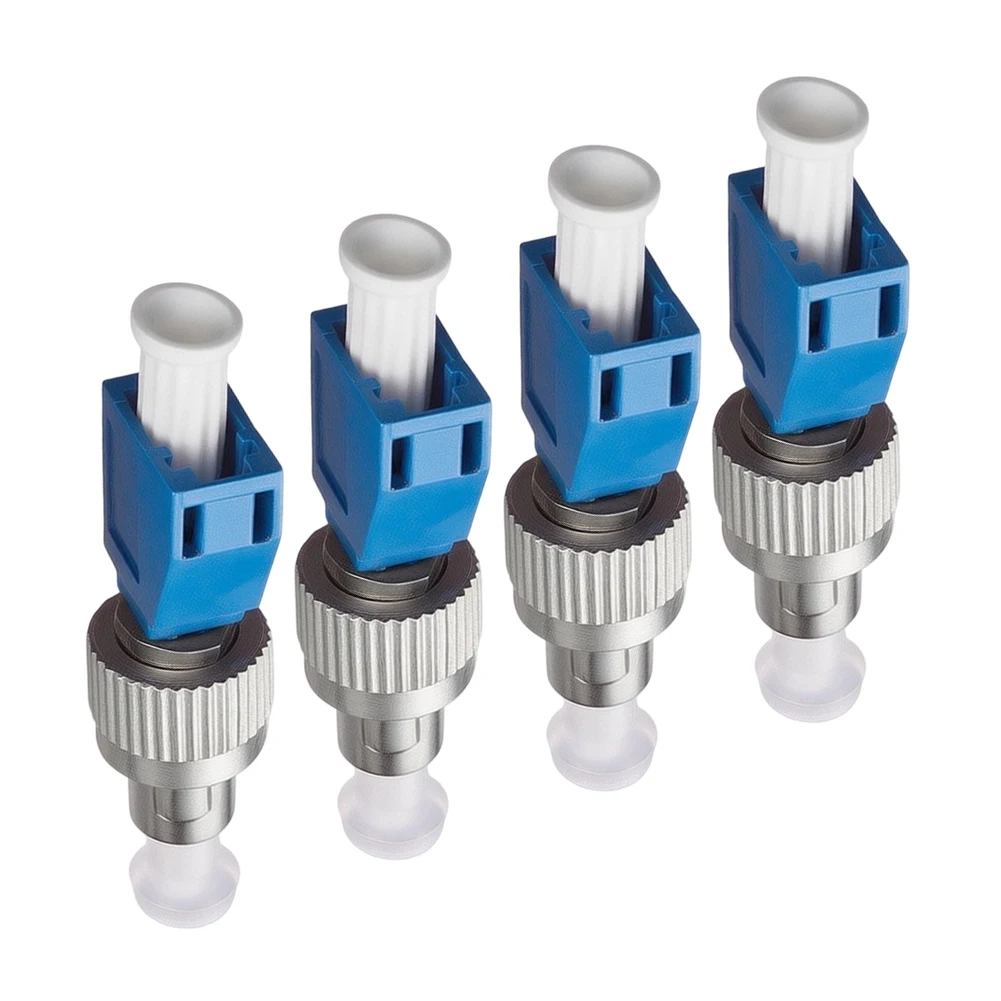 4PCS LC Female Fiber For Optic Adapter with Male Interface for Data Center and Telecom Network Installation Use