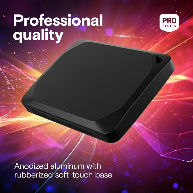 X10 Pro 2 تيرابايت SSD محمول مع محول USB-A - قراءة ما يصل إلى 2100 ميجابايت/ثانية وكتابة 2000 ميجابايت/ثانية - الكمبيوتر الشخصي وماك، مع Mylio Photos+ - U