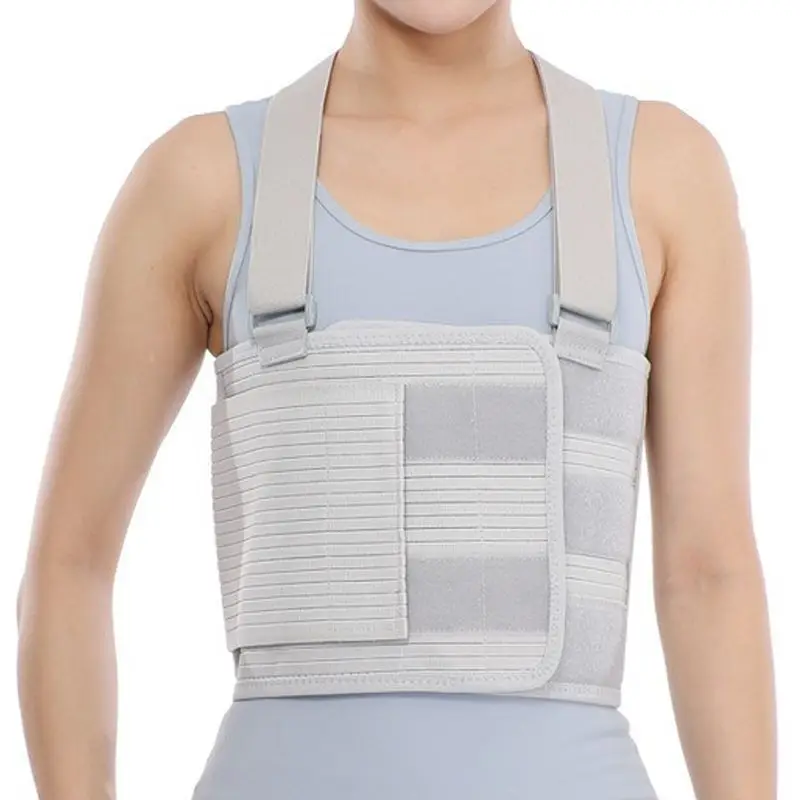 Lumbar Rib Fixation Strap Thoracic Rib Fracture Elastic Bandage Adjustable Comfortable Breathable Healing Rib Strap
