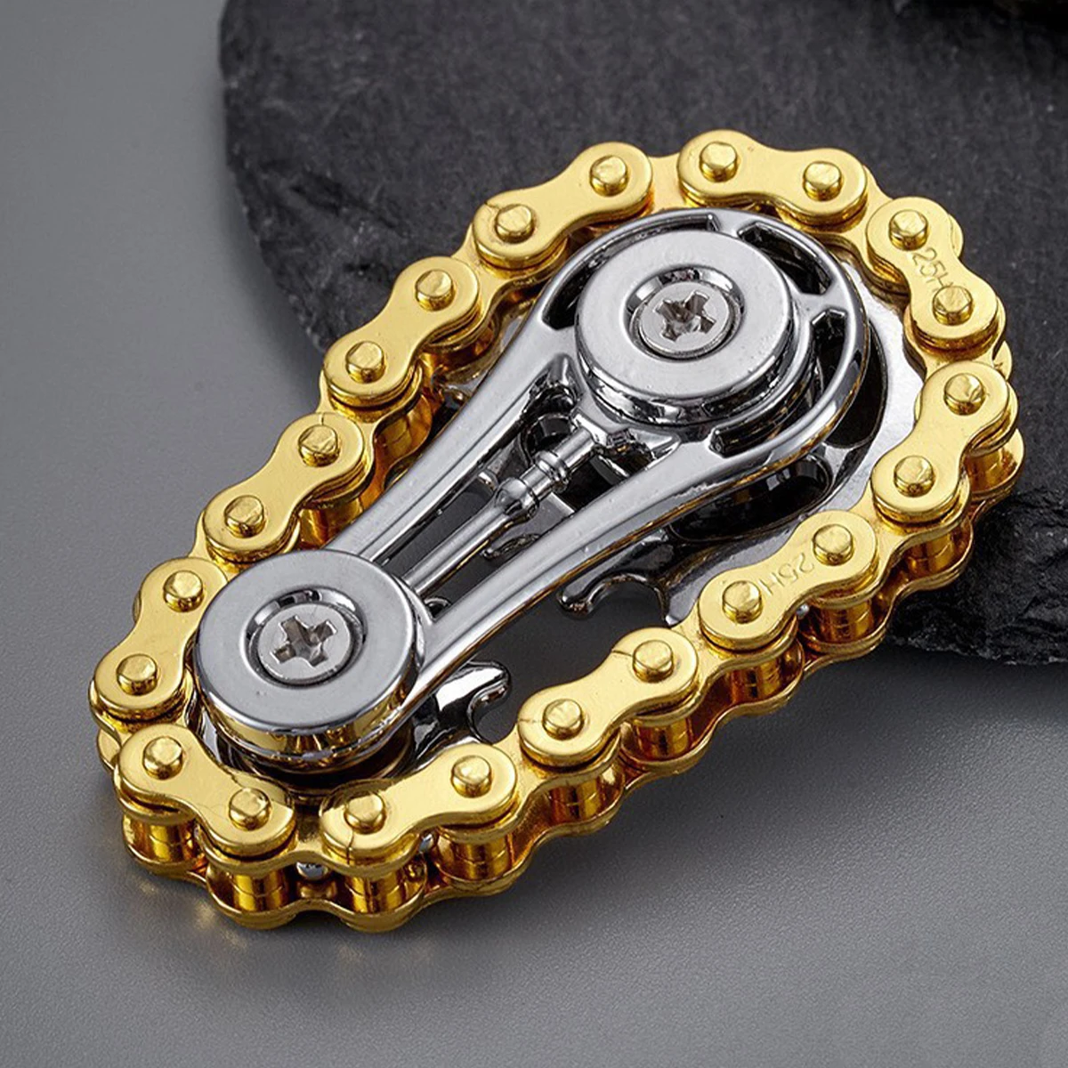 EDC Metal Gear Gyroscoop Zinklegering Creatieve Fidget Spinner Gear Chain Vingertop Spinners Fidget Spiner Vinger Stress Relief Speelgoed