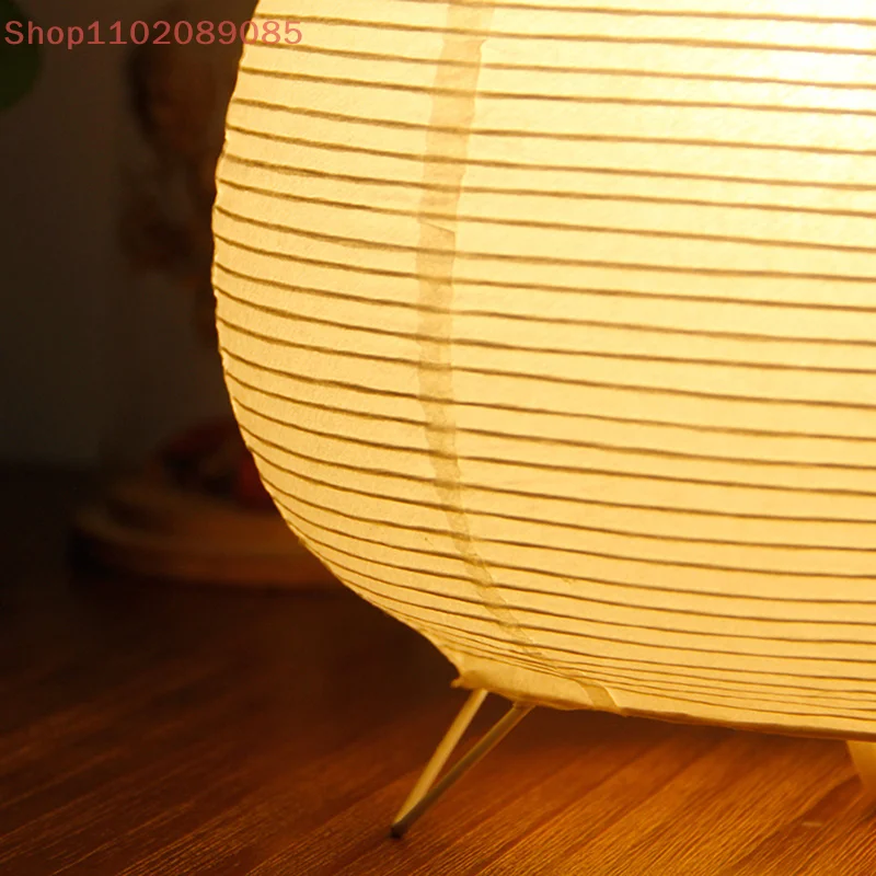 Japanese Lantern Led Table Lamp Living Room Bedroom Bedside Rice Paper Lights Study Homestay Art Creative Decor Table Lights