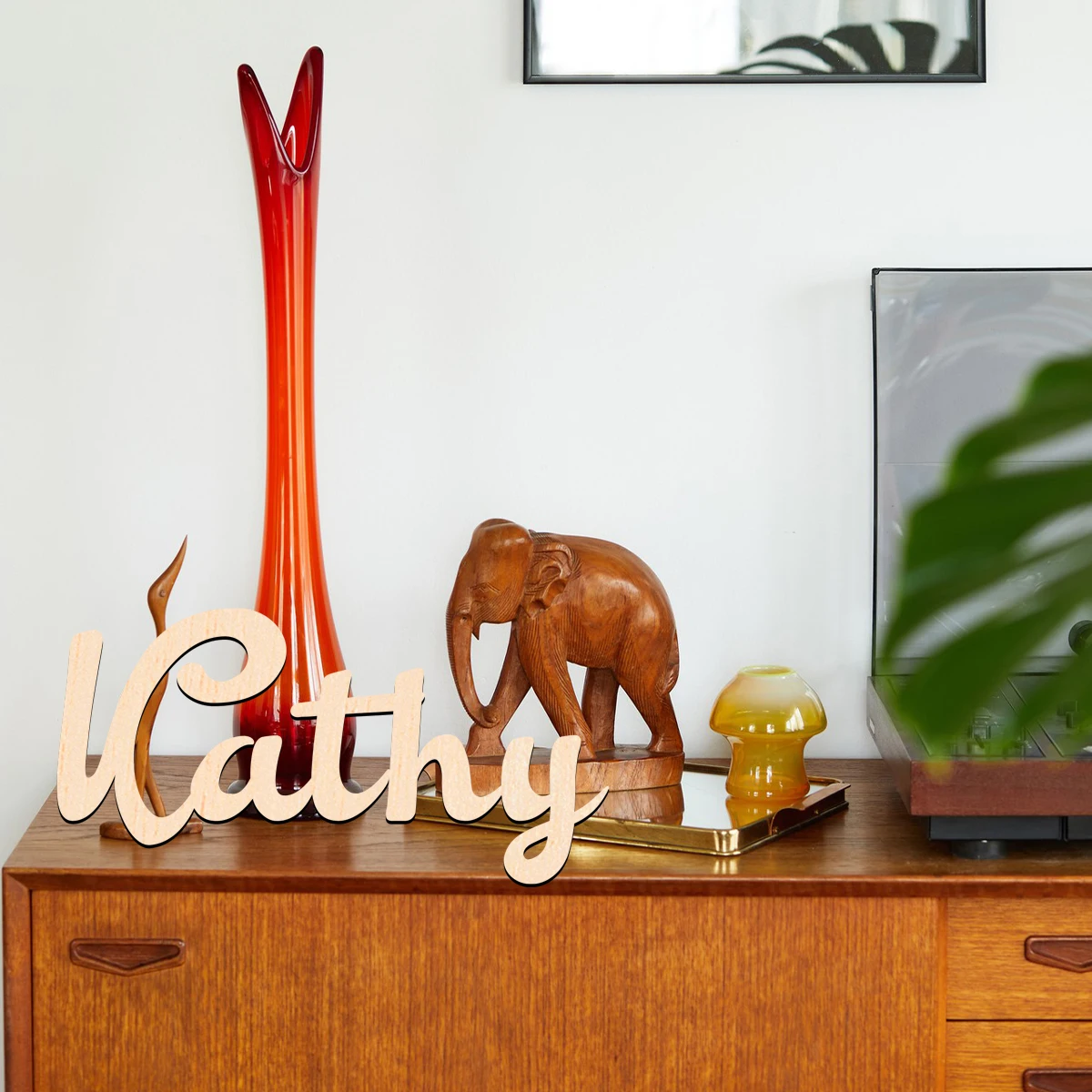 

1 pc Barton Graph fonts or CG Galliant Font Regular Wooden Sign Customizable Text Wooden Decor Holiday Decorations