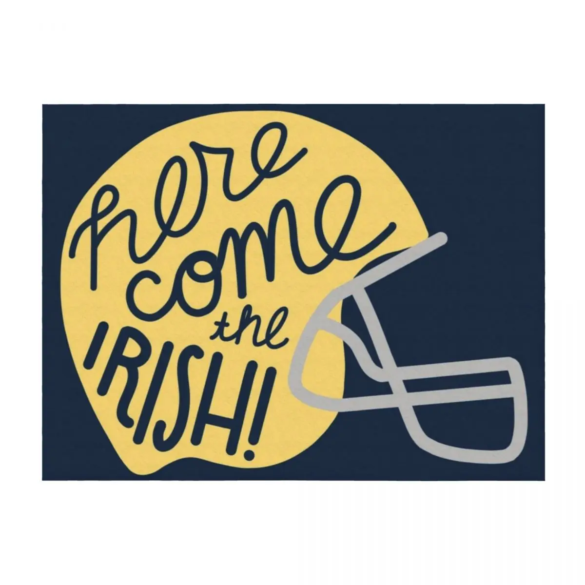 

Irish Helmet Throw Blanket For Decorative Sofa Single Cute Travel Blankets