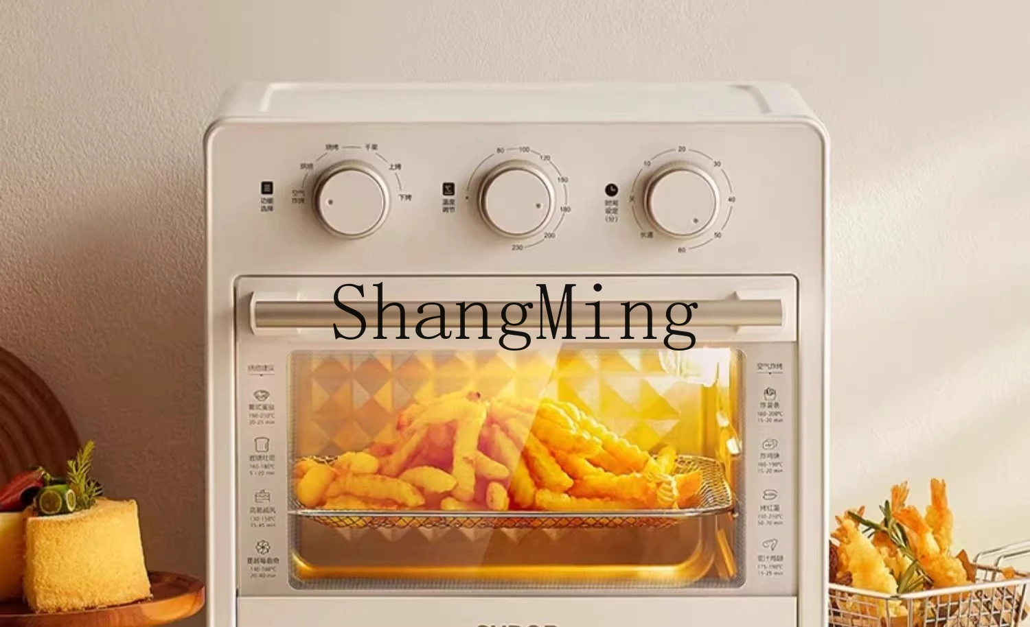 Воздушная фритюрница ZYY, бытовая электрическая духовка, встроенная многофункциональная автоматическая электрическая фритюрница