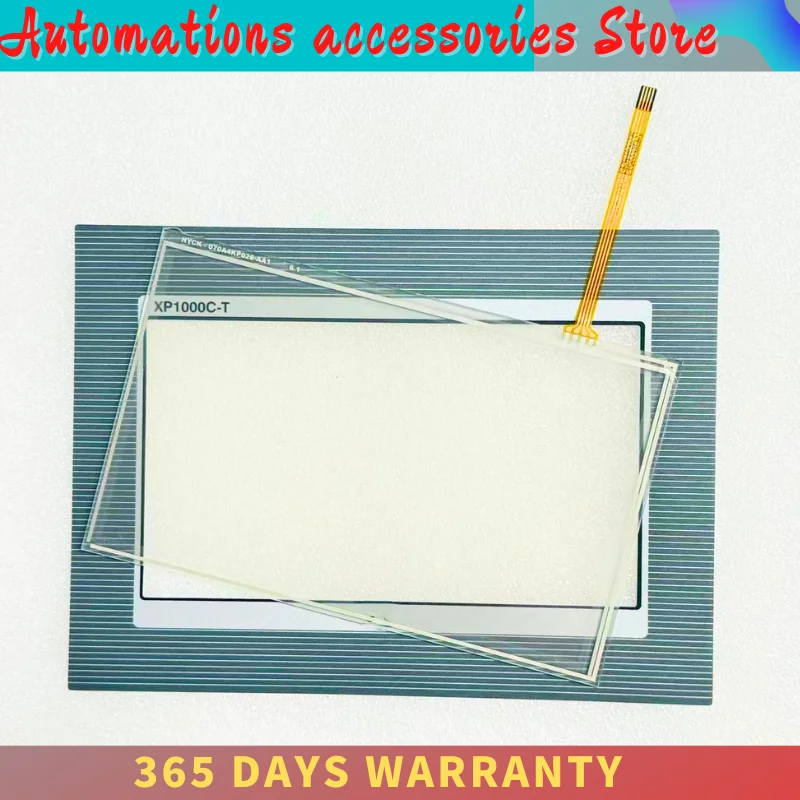 

XP1000C-T XP1000C-TE XP1000C Touch Screen Panel Glass Digitizer For XP1000C-T XP1000C-TE XP1000C Overlay Front Film Mask Sticker