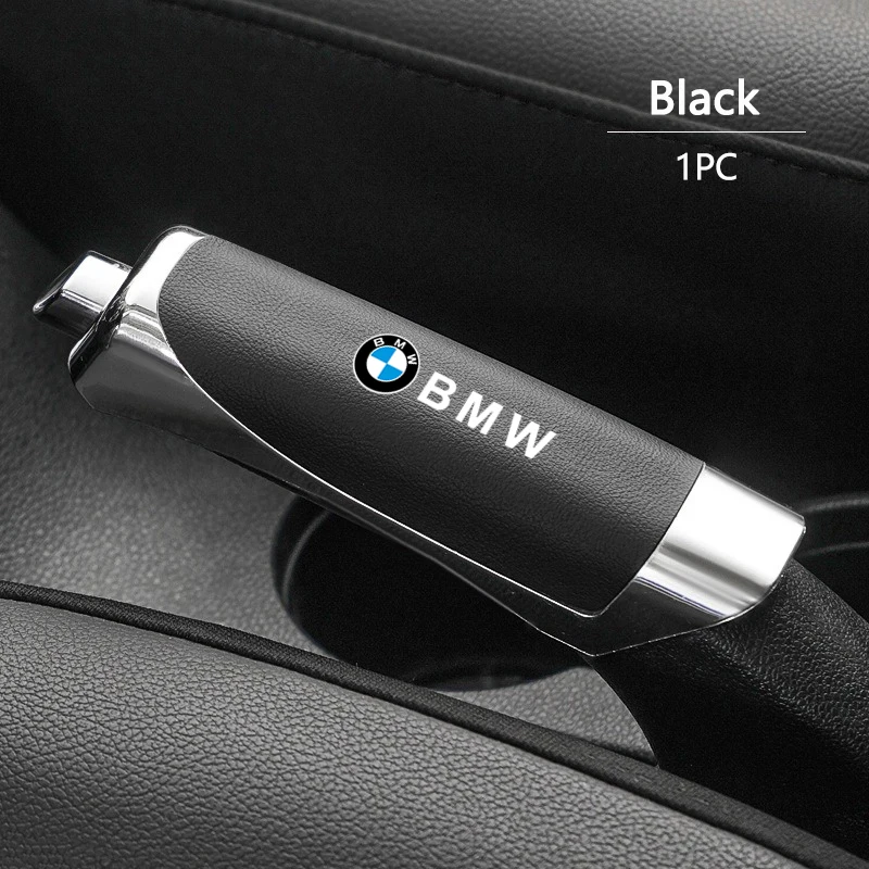 ABS 12.5x3.3cm Car Anti-Slip Handbrake Grip Protector Cover For BMW M Emblem E46 E36 E34 F10 E90 F30 E60 F30 E53 E30 E92 E87 view 6