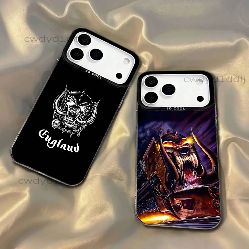 

M-Motorhead Ace of Spades Phone Case For iPhone 17,16,15,14,13,12,11,X,8,7,Pro,Max,Plus,SE4,Air,Mini IMD Gray Hard Matte