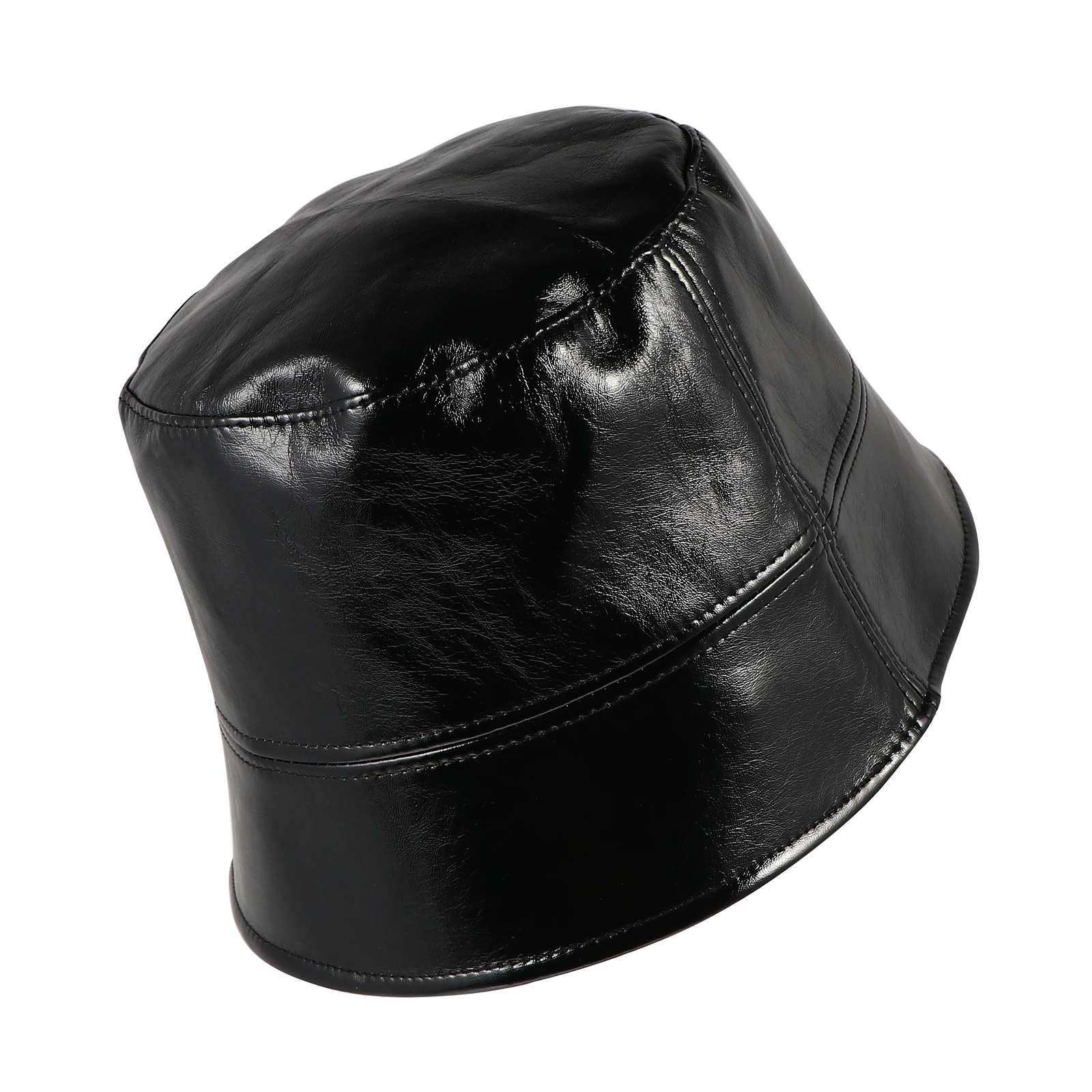 

PU Fisherman Bucket for Fisherman Hat Women Men Hat Lightweight Comfortable Warm Cap Accessories