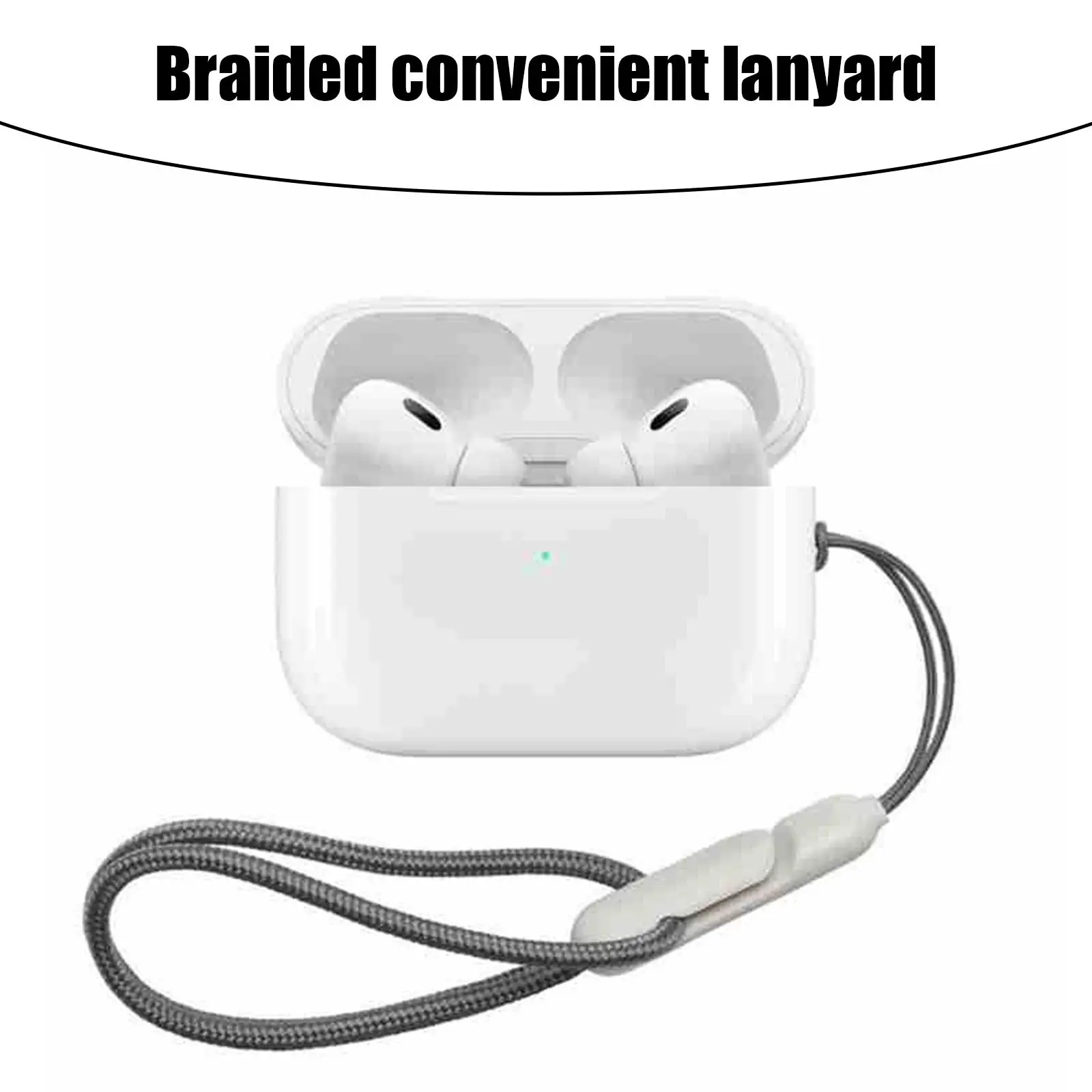 Auriculares inalámbricos para Apple Airpods Pro 2ª, Bluetooth, cordón de cuerda antipérdida para Air Pods Pro2, correa para auriculares