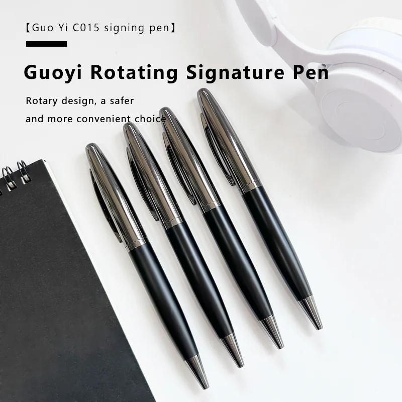 Guoyi C015 424 G2 Ballpoint Luxury Eenvoudige Business Examen Metal High-End  Gifts Mass Customization Logo Signature Pen