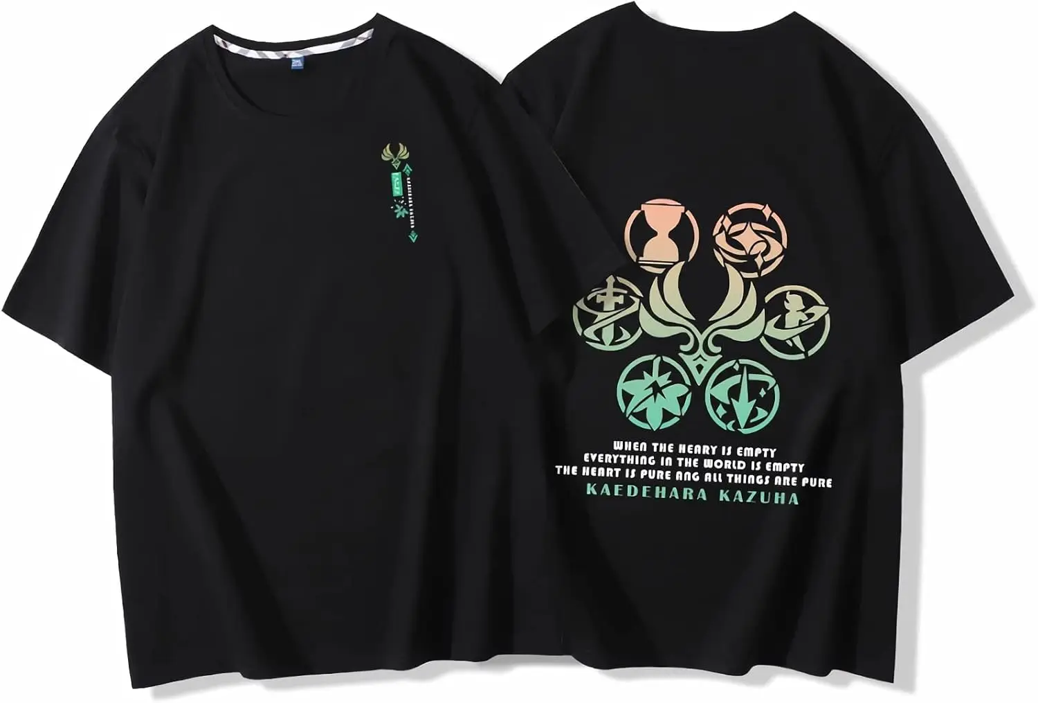 

Genshin Impact Shirt for Men Women Unisex Costume Hutao Genshin T-Shirt (M)