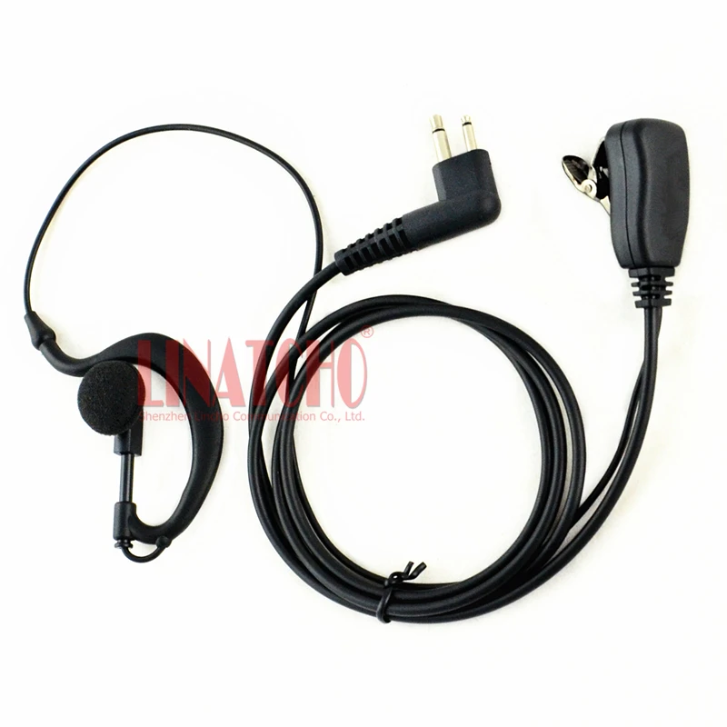 GP2000 GP308 GP68 GP88S Durable PTT Button HAM Radio Walkie Talkie Earhook M-type Earphone