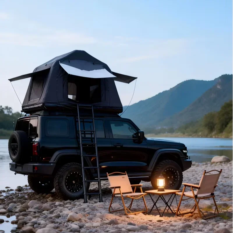 Camping Tent Factory Direct Supply SUV Rooftop Inflatable Automatic Sunscreen Rainproof Four-season 3000mm Waterproof Car Tent