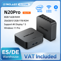 Teclast N20 Pro, Mini Pc Computer, for Intel N95, 8Gb+256Gb, 16Gb+512Gb, 16Gb+1Tb, Windows 11 Pro, Support 4K Display*3, Type C