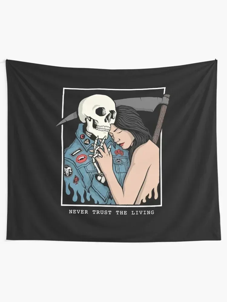 Never Trust the Living Tapestry Funny Decoration For Home Tapestry