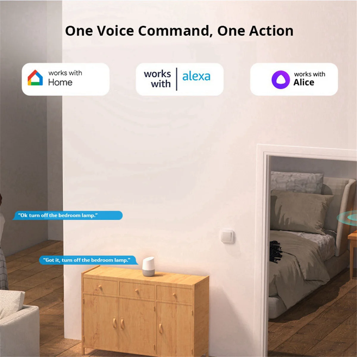 ZBMINI-L2 Cable requerido Extreme Zigbee Smart Switch compatible con Alexa
