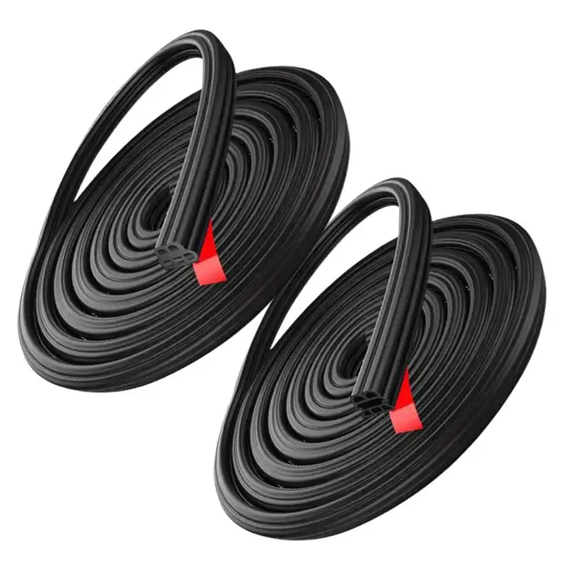 Car Rubber Seal Strip Weatherstrip Rubber Seals Sound Insulation Sunroof Seal Wind Noise Reduction Kit  Interior Accessories