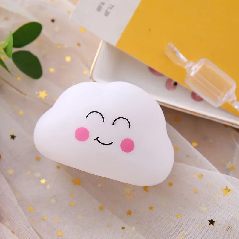 Cute Clouds Night Light for Children, Presentes de aniversário, Little Night Lamp, Luzes LED criativas