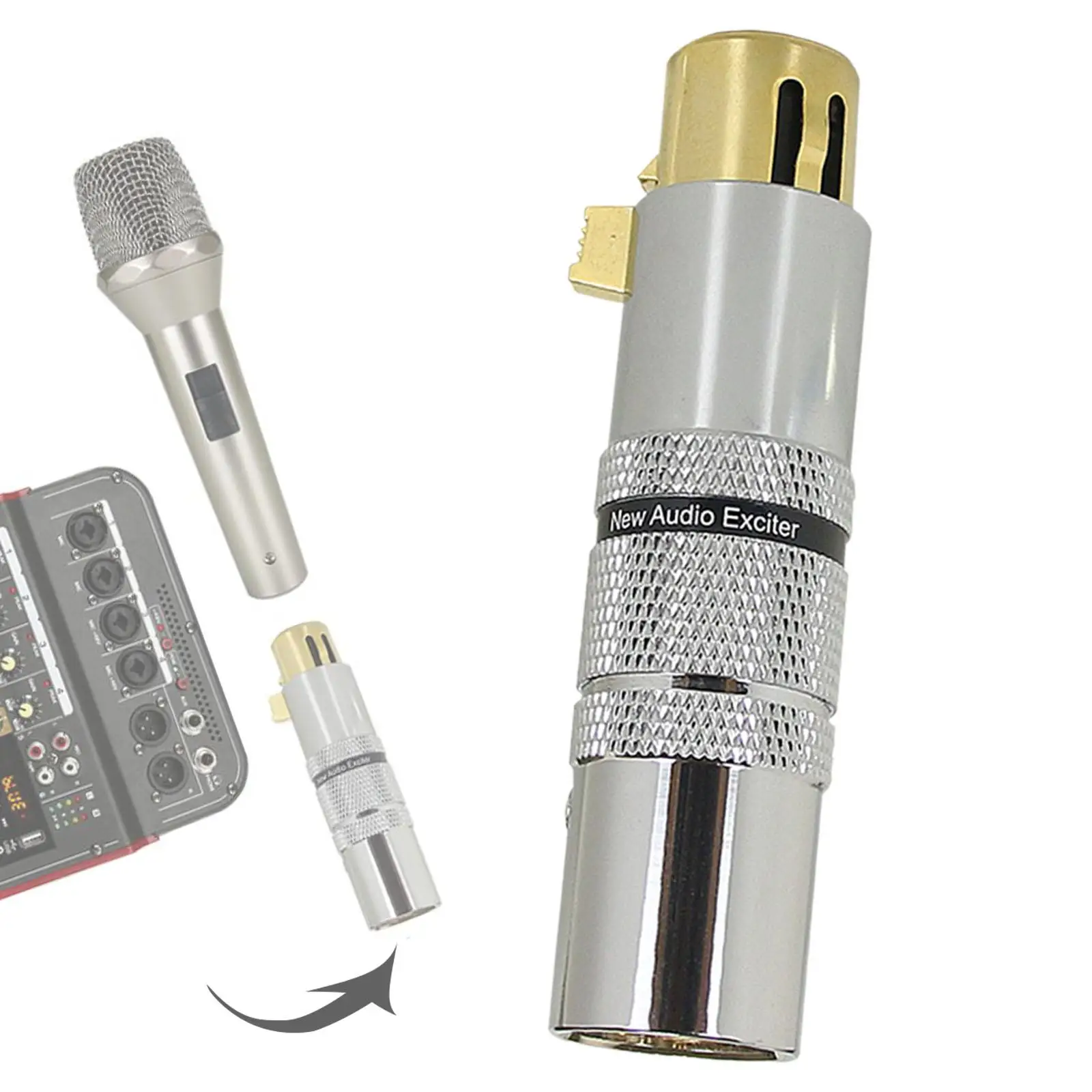 

Microphone Preamp Effective Mic Booster for Live Performances Studio Speech
