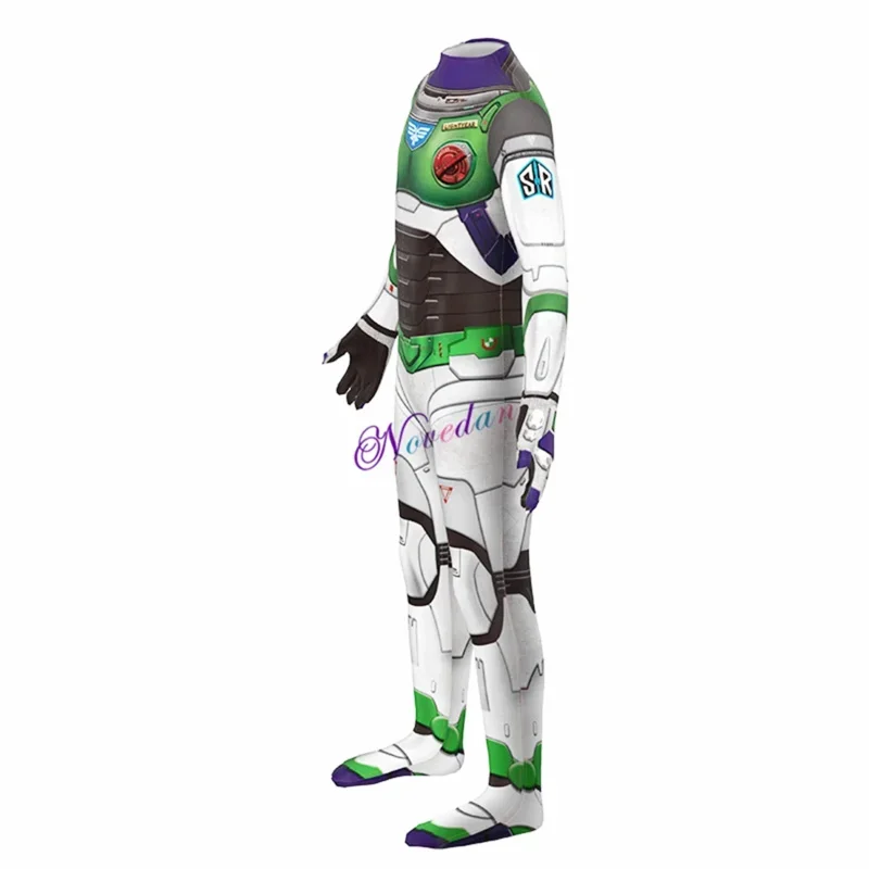 Buzz Lightyear Costume Men Adult Kids Cosplay Halloween Bodysuit Jumpsuit Carnival Party Fancy Dress Suit * 8 * Q