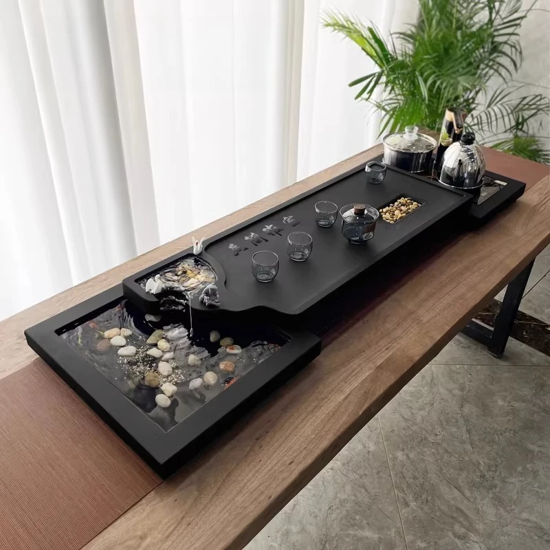 

Мраморный роскошный чайный поднос, нестандартные подставки для чашек, большой декоративный сервировочный поднос для чая, для гостиной, для приема гостей, домашние товары