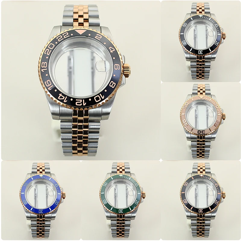 

20bar Waterproof NH35 Diving Watch Case 40mm For NH34 NH35 NH36 NH38 ETA2824 Miyota8215 Movt Sapphire 120 Clicks Sliding Buckle