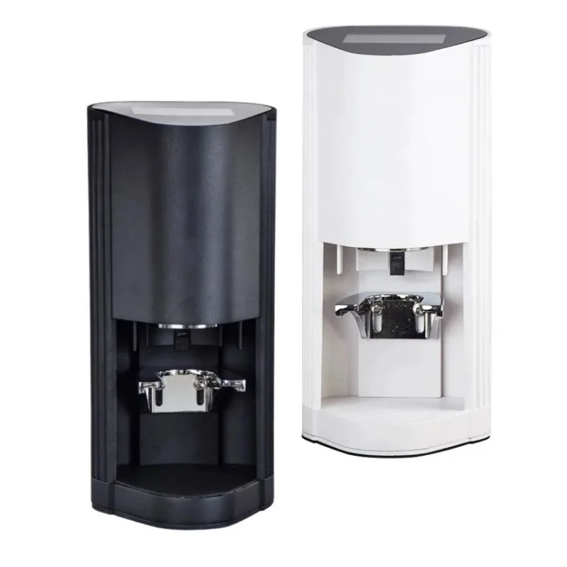 2024 Newest Black White Auto Coffee Tamper Adjustable Coffee Distributor Tamper  Kafei Accessories