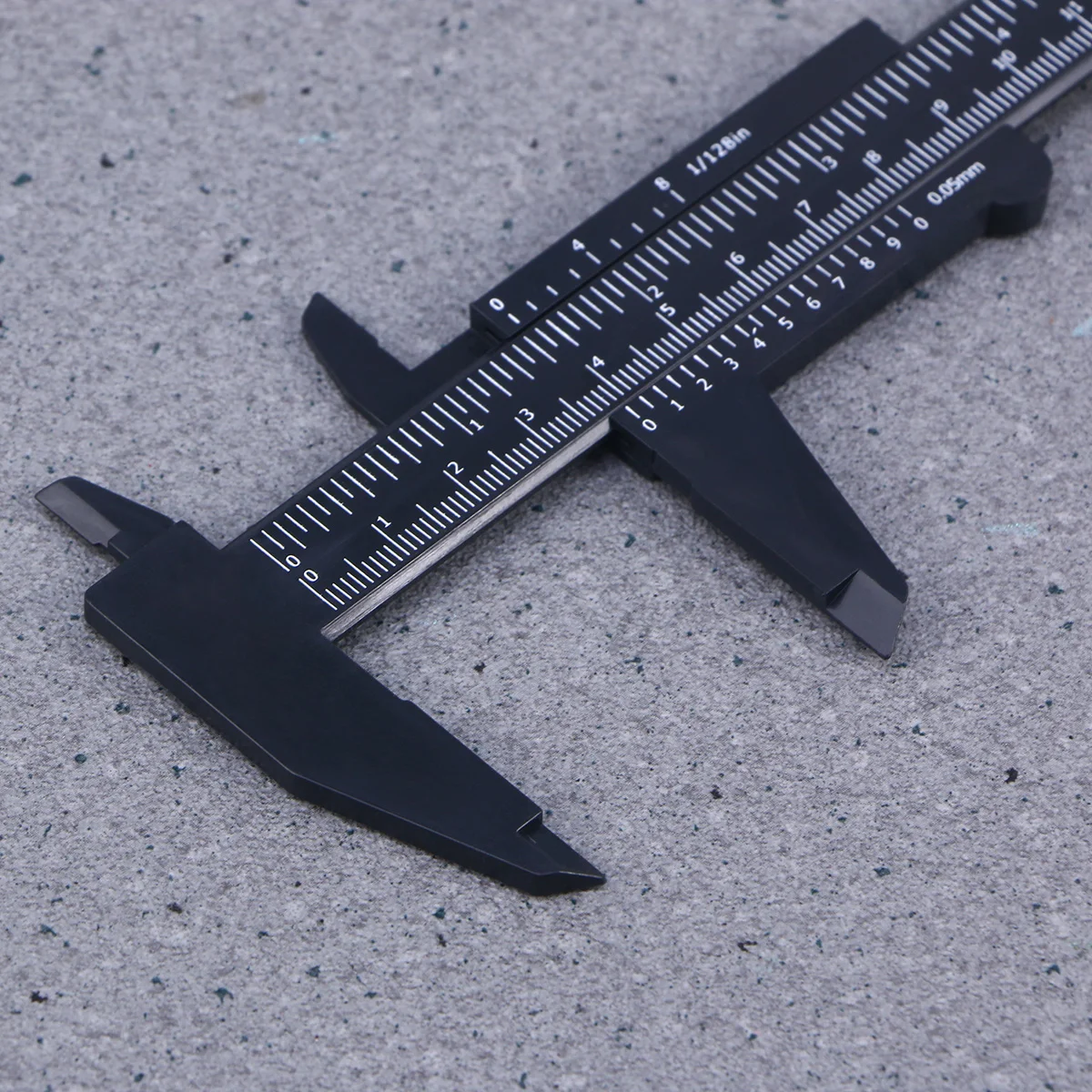 

150Mm Mini Caliper Strong Plastic Lightweight Measuring Tool Internal External Step Depth Pocket Size