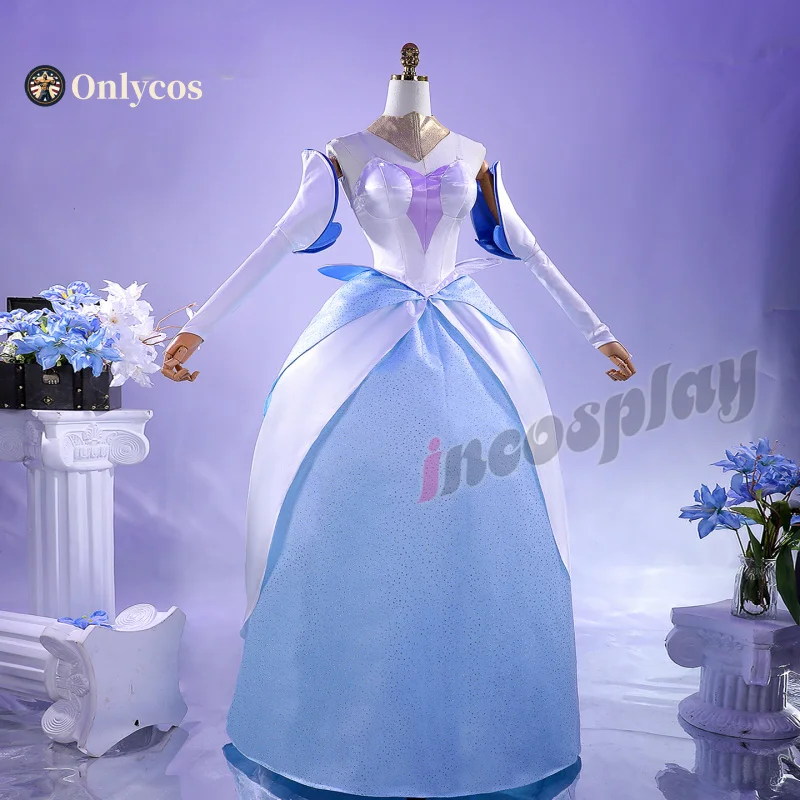 فرسان غينفيري غينيفير تأثيري حلي لوليتا فستان الأميرة فستان لعيد الهالوين عيد الميلاد لعب الأدوار النساء بطل كوس