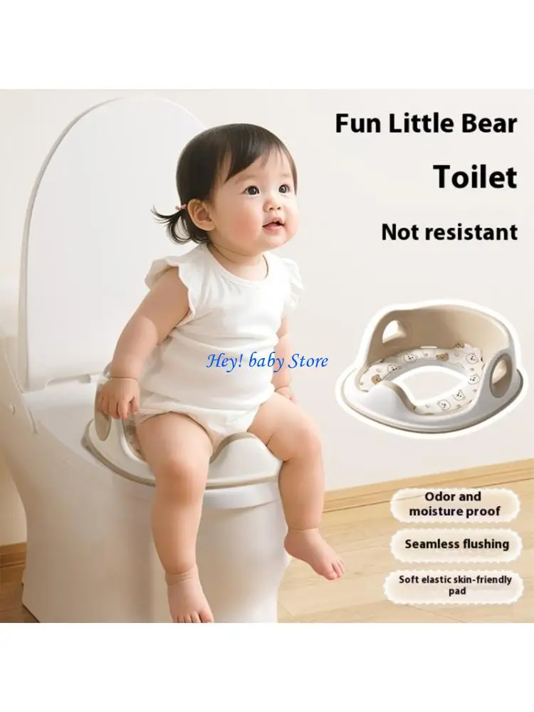 Q1FE Slip Resistant Baby Toilet Cushion Easy Installation For Home Bathroom Use