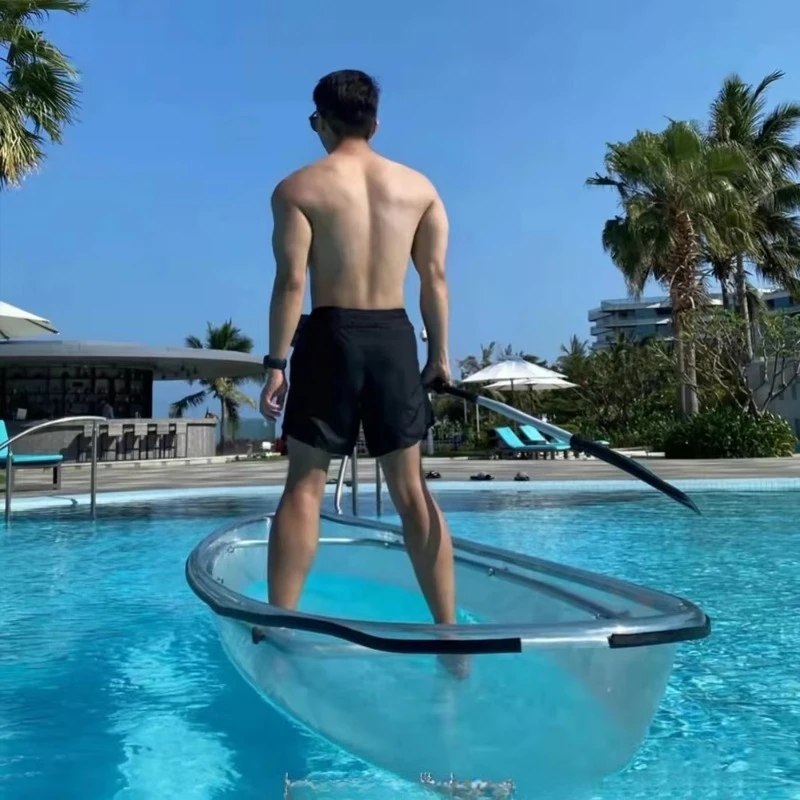 2 Person Clear Kayak Made of Imported Polycarbonate Resin  Kayak for Water Sport