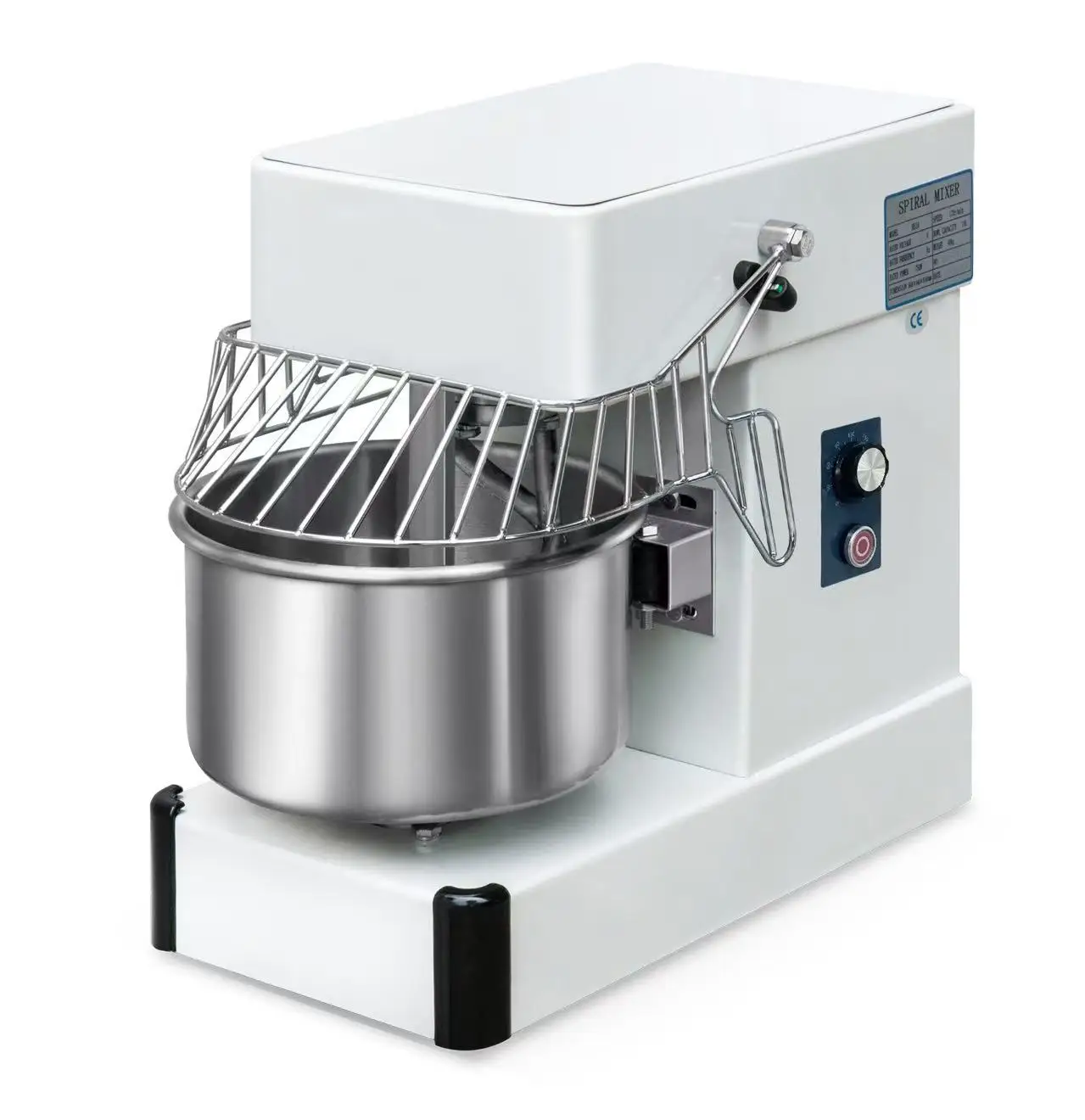 Commercial Dual Rotating Dough Mixer 10 Qt Food Mixing Machine Flour Dough Kneading Machine Wt Food-grade Stainless Steel Bowl