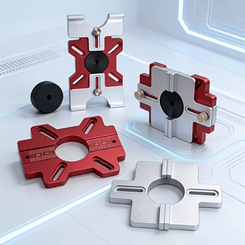 Woodworking Grooving Guide, Aluminum Grooving Guide, Trimming Machine Milling and Cutting Guide,Flexible Adjustment