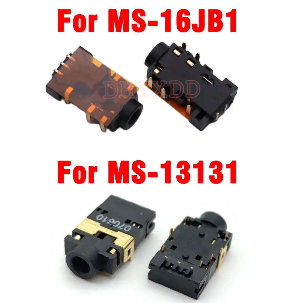 2X Substitute For MSI MS-16JB1 MS-16J91 GF62 for MS-13131 Audio Jack Headphone Port 3.5 Not Original Microphone Socket Connector