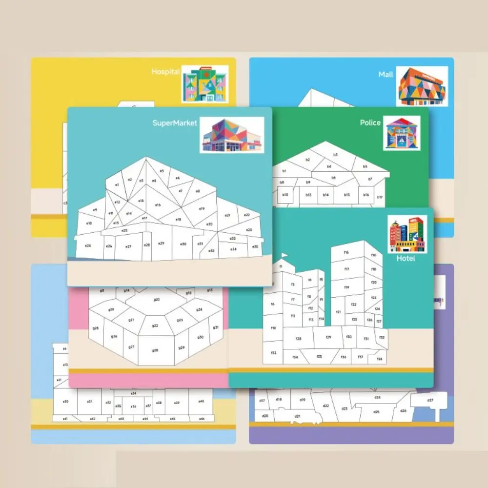 Papel 3d geométrico adesivo livros artesanais brinquedos educativos diy colar material kit bonito montessori animais adesivo livro crianças