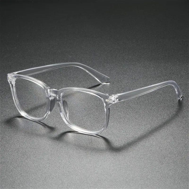Neue Damen Anti-Blaulicht-Brille Retro Mode Eckige Tägliche Freizeit-Computerbrille