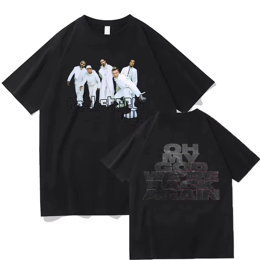 Hipster-Tops, beliebte Musik-Vintage-T-Shirts, Backstreet Boys Millennium Tour T-Shirts, modische, lässige T-Shirts mit Aufdruck, Streetwear, Geschenk, Unisex – Detail 3
