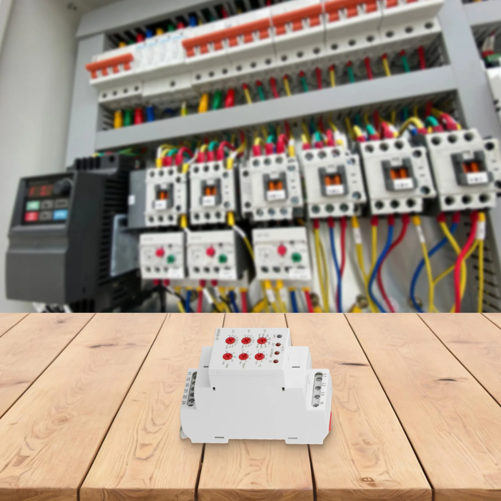 

Voltage Monitoring System 36*64*95mm 3Phase Relay Over Voltage Protection Protection Relay AC DC Compatibility