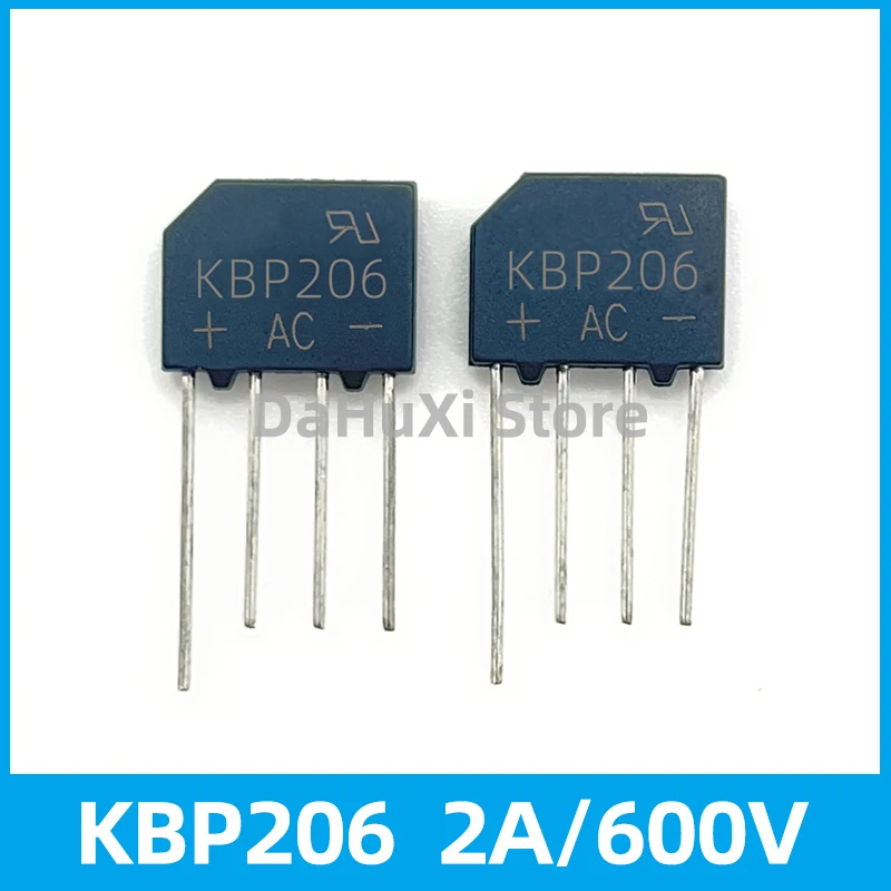 20PCS KBP410 KBP310 KBP307 KBP210 KBP206 Diode Bridge Rectifie 4A 3A 2A 1KV 1000V 700V 600V DIP-4