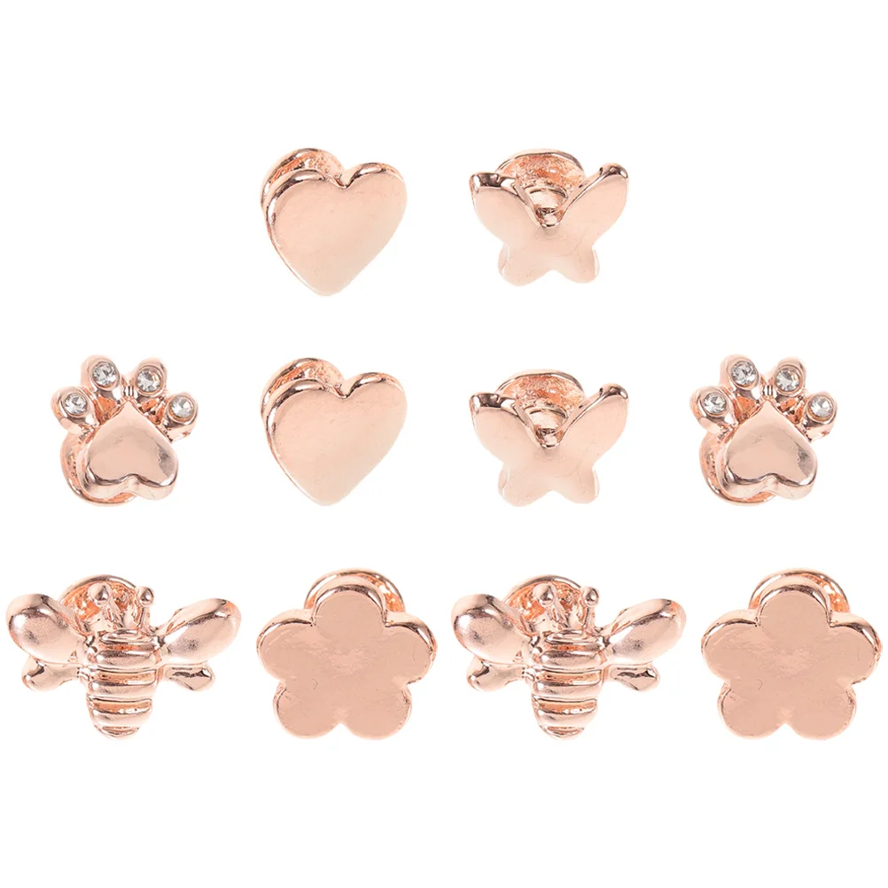 

10 шт. декоративный ремешок для часов, подвески, металлические шпильки для силиконового ремешка для часов, модный ремешок, орнамент, аксессуары, подвески для ремешка для часов