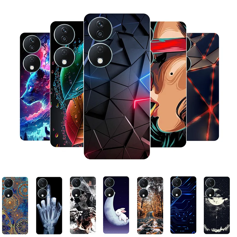 For Honor X7b Case Silicone Back Cover Phone Case for Honor X7B X 7B Soft Case on HonorX7B Funda Cartoon